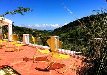 Sea view terrace Bed and Breakfast Shanti Vieste Apulian Gargano