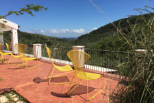 terrazza del bed and breakfast shanti vieste