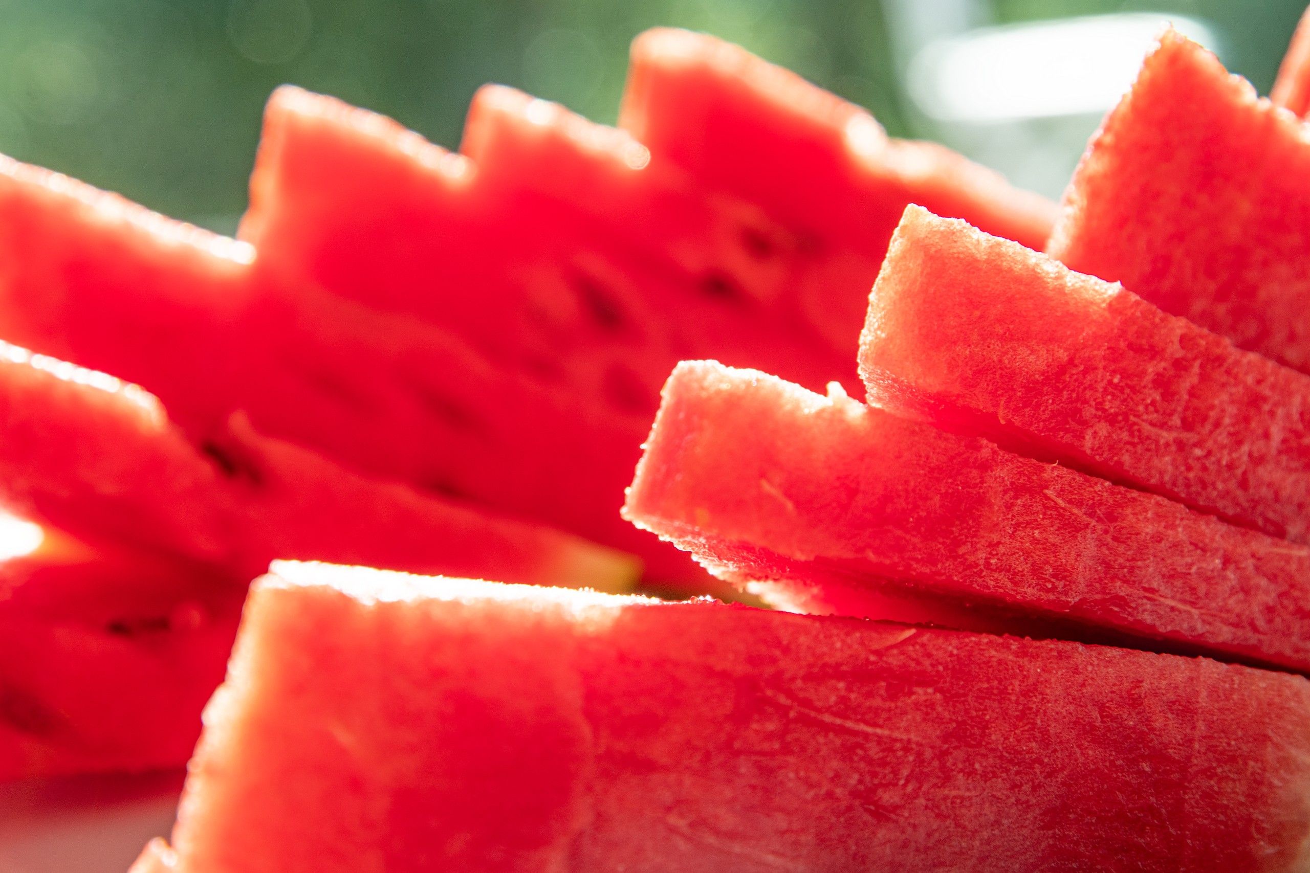 anguria fresca durante la colazione del B&B Bed and Breakfast Shanti Home Restaurant a due passi dal mare a Vieste immerso nella natura nel Gargano in Puglia