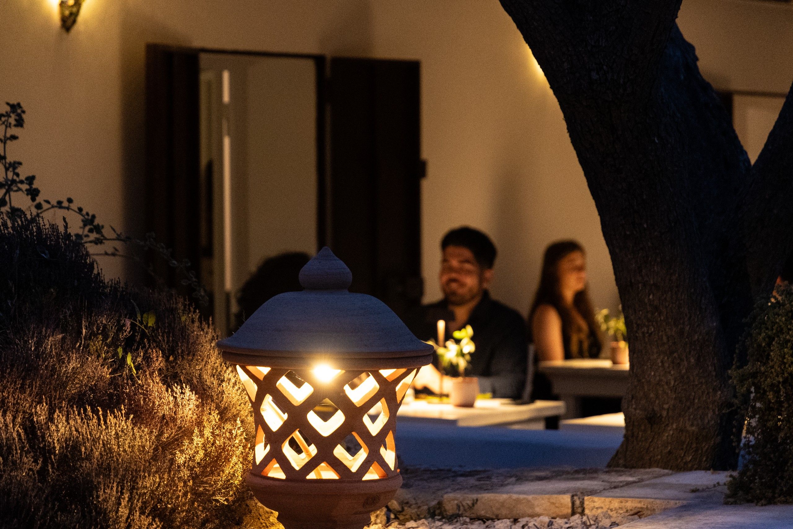 cena romantica allo Shanti Home Restaurant B&B Bed and Breakfast a due passi dal mare a Vieste immerso nella natura nel Gargano in Puglia