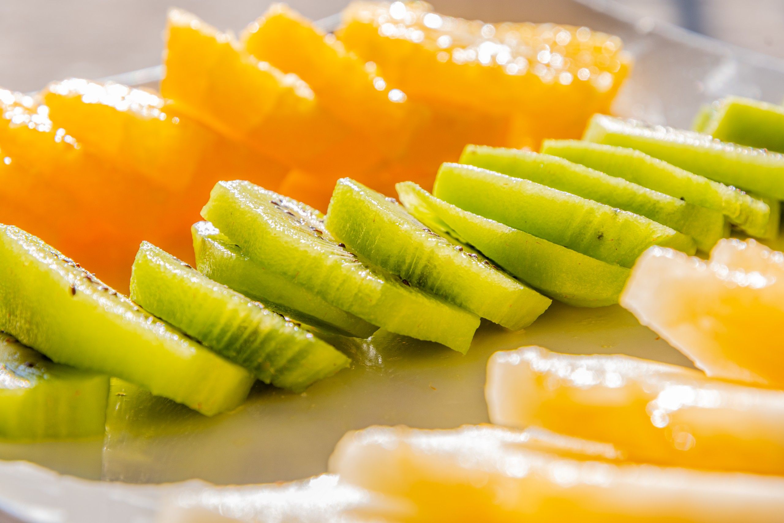 frutta fresca melone kiwi ananas del B&B Bed and Breakfast Shanti Home Restaurant a due passi dal mare a Vieste immerso nella natura nel Gargano in Puglia